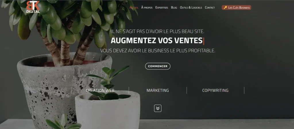 Ben d'Ascencify - Mon histoire derrière la création d'Ascencify Site web de mon agence Web BTK Digital