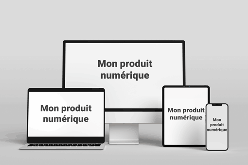 Revenus passifs : 4 puissants leviers business en ligne Un produit numérique est déclinable en plusieurs versions : ordinateur, tablette et mobile.